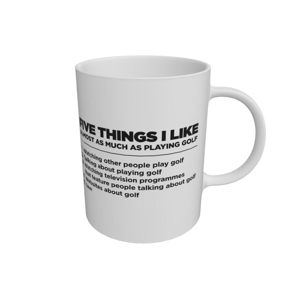 White Mug Front