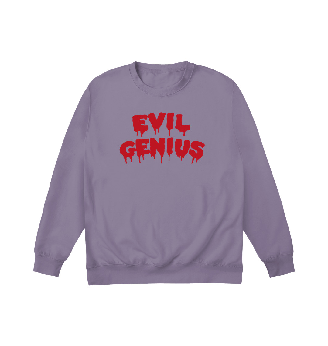 Dusty Lilac Printed Sweater Front