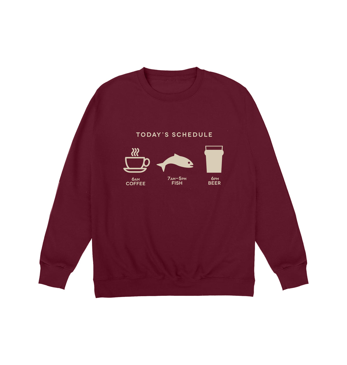Fishing Schedule Sweatshirt