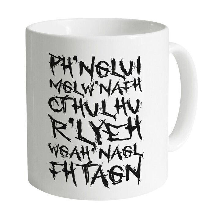 White Mug Front
