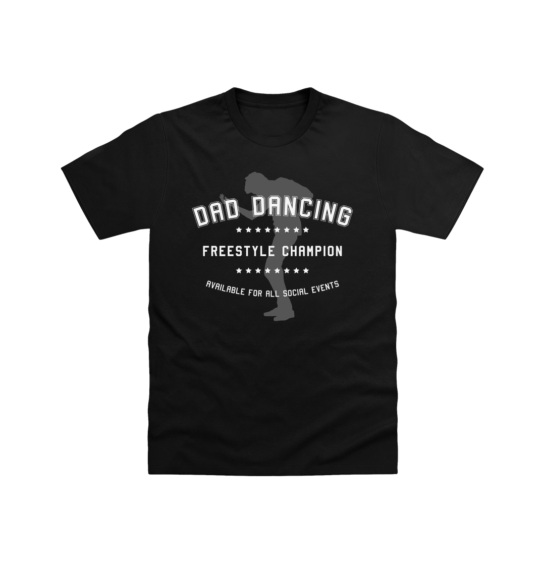 Black Printed T-shirt Front