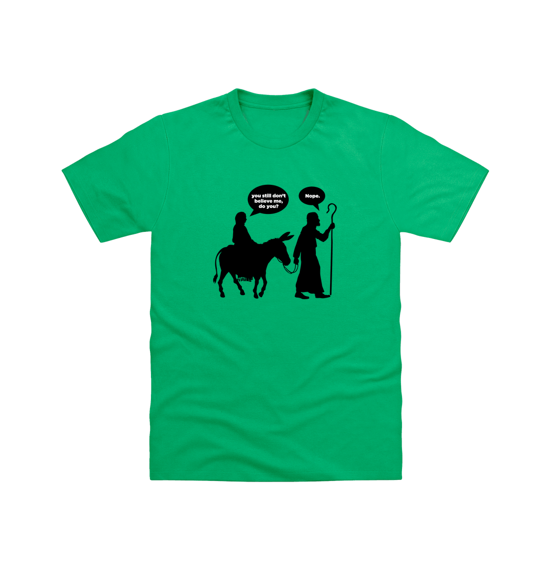 Irish Green Printed T-shirt Front