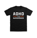 Black Printed T-shirt Front