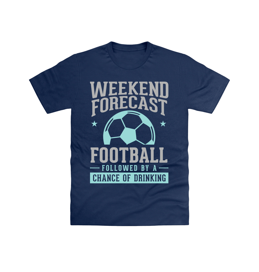 Navy Printed T-shirt Front