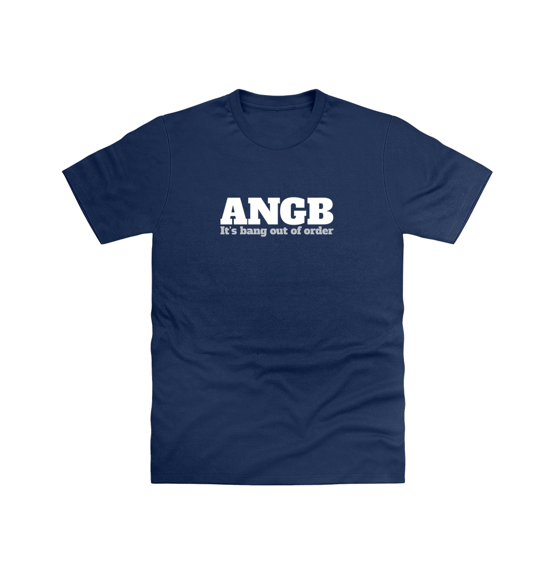 Navy Printed T-shirt Front