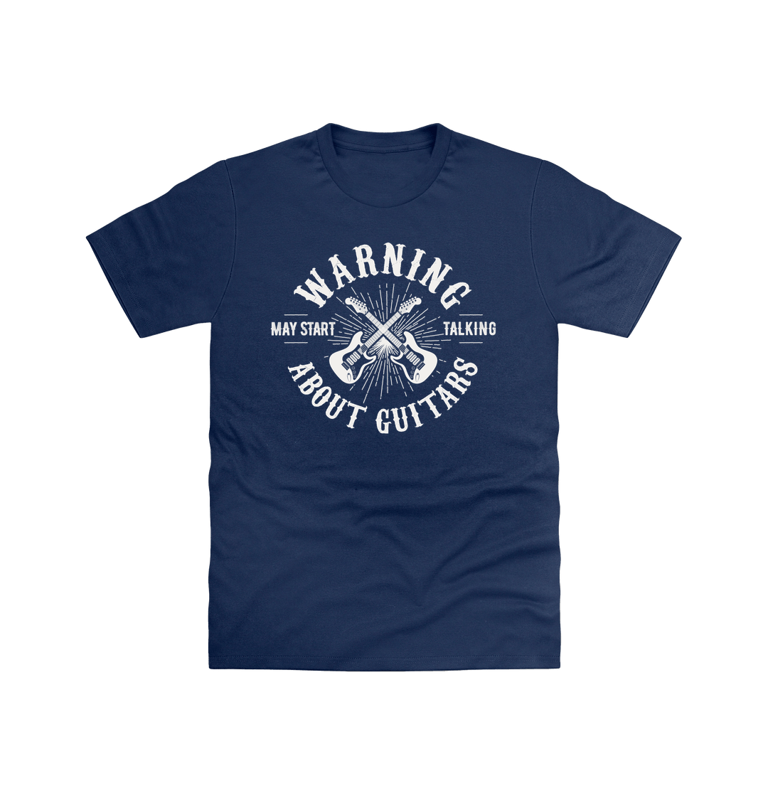 Navy Printed T-shirt Front