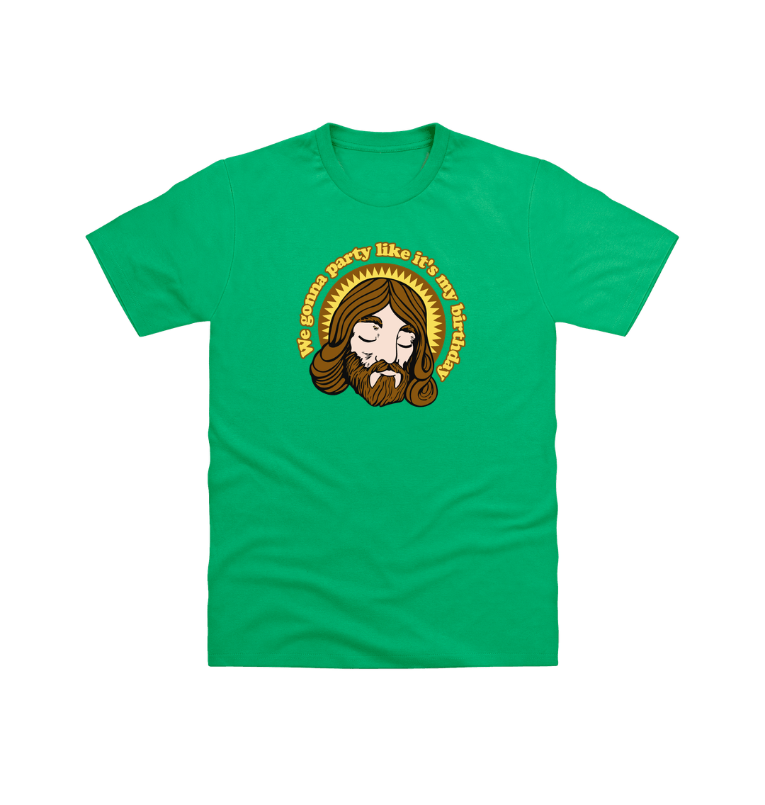 Irish Green Printed T-shirt Front