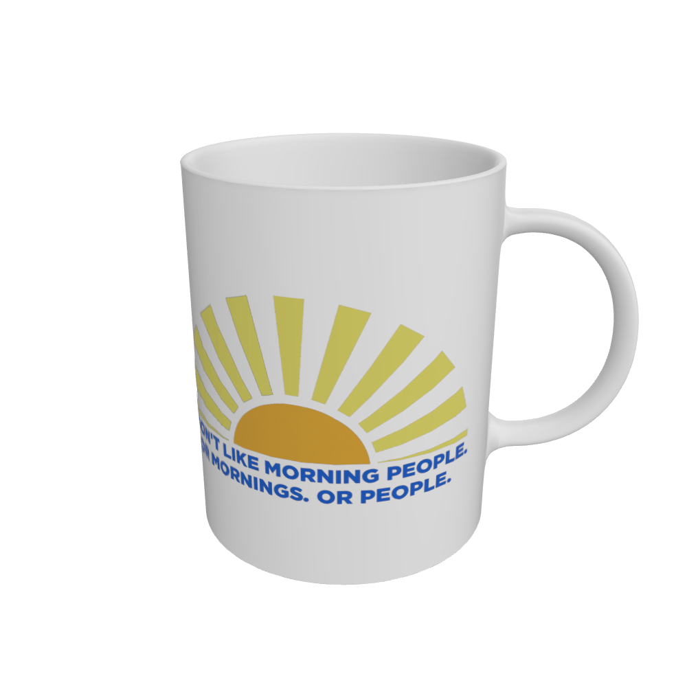 White Mug Front