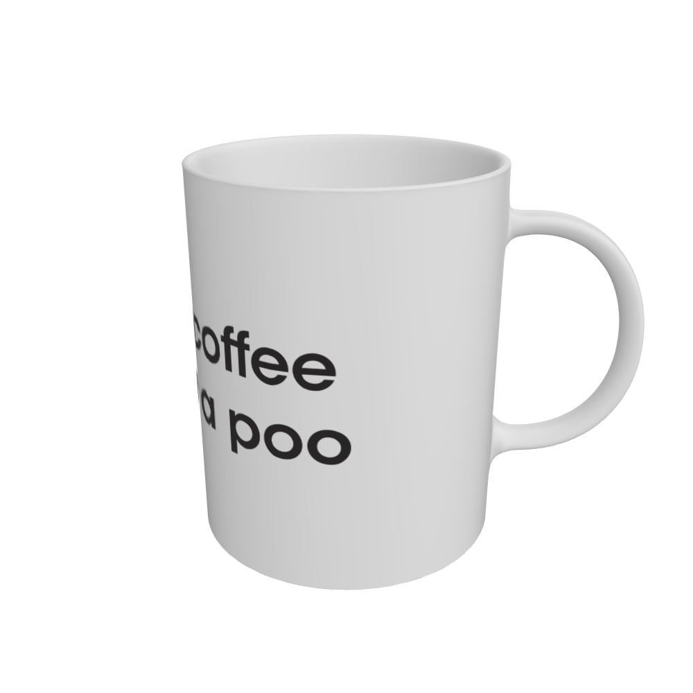 White Mug Front