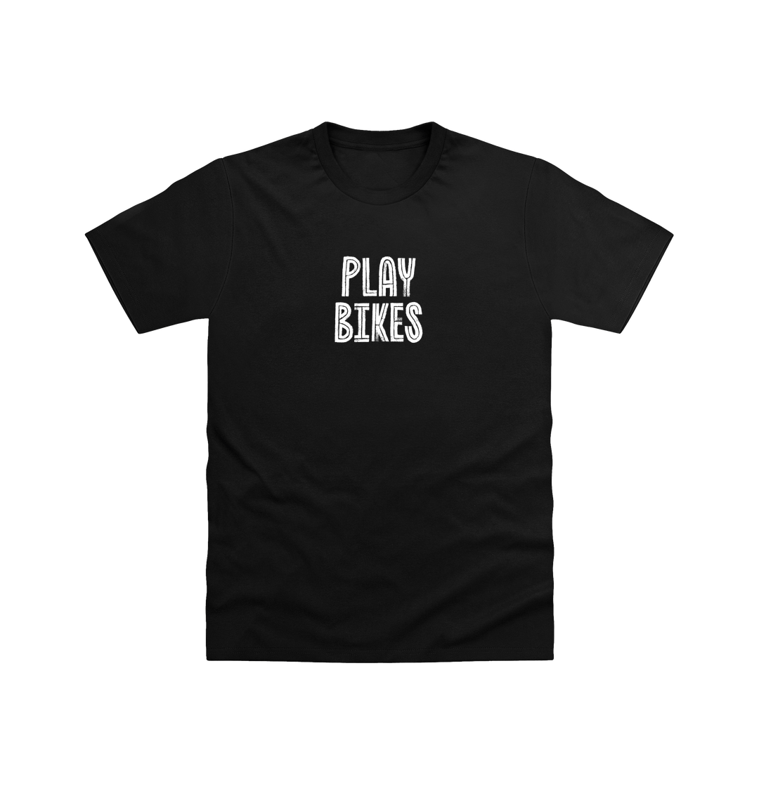 Black Printed T-shirt Front