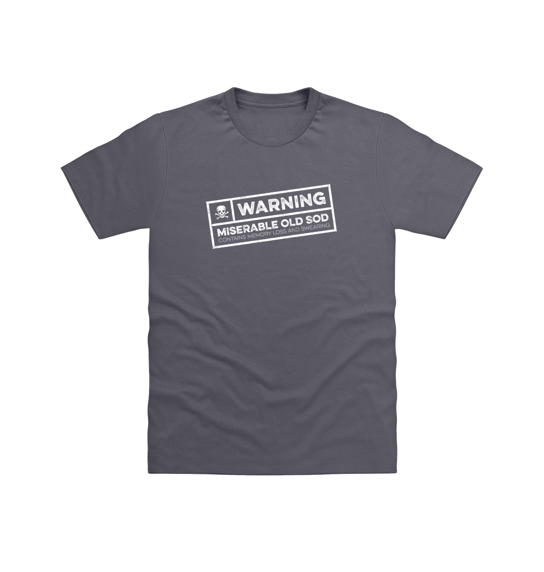 Charcoal Printed T-shirt Front