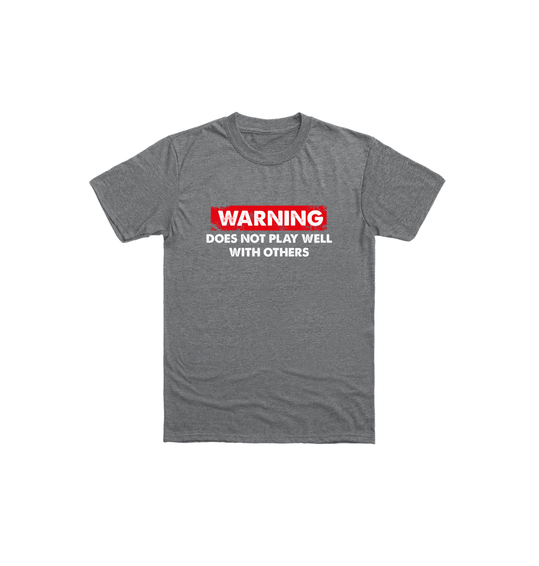 Graphite Heather Printed Kids T-Shirt Front