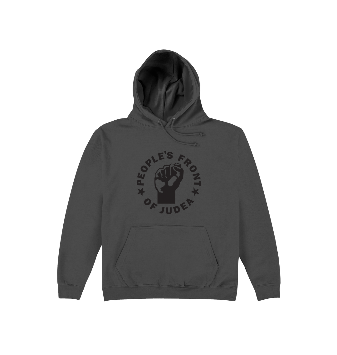 Storm Grey Printed Hoody Front