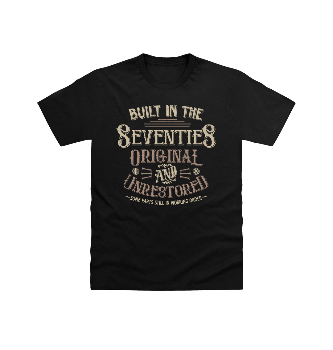Black Printed T-shirt Front
