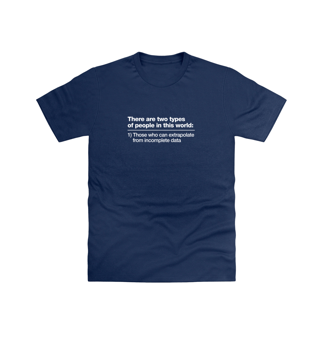 Navy Printed T-shirt Front