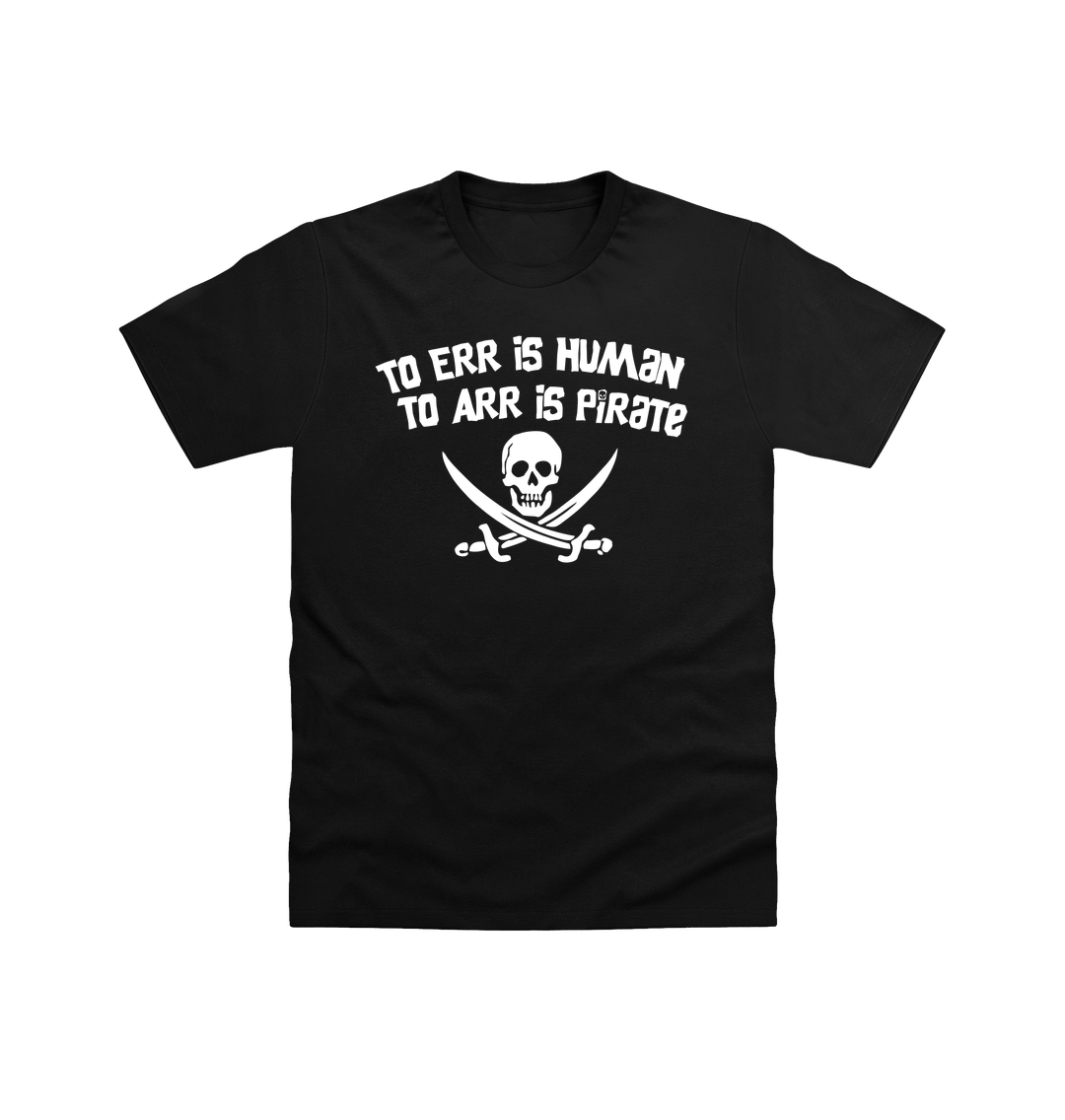 Black Printed T-shirt Front