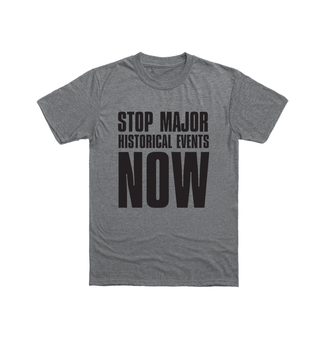 Graphite Heather Printed T-shirt Front