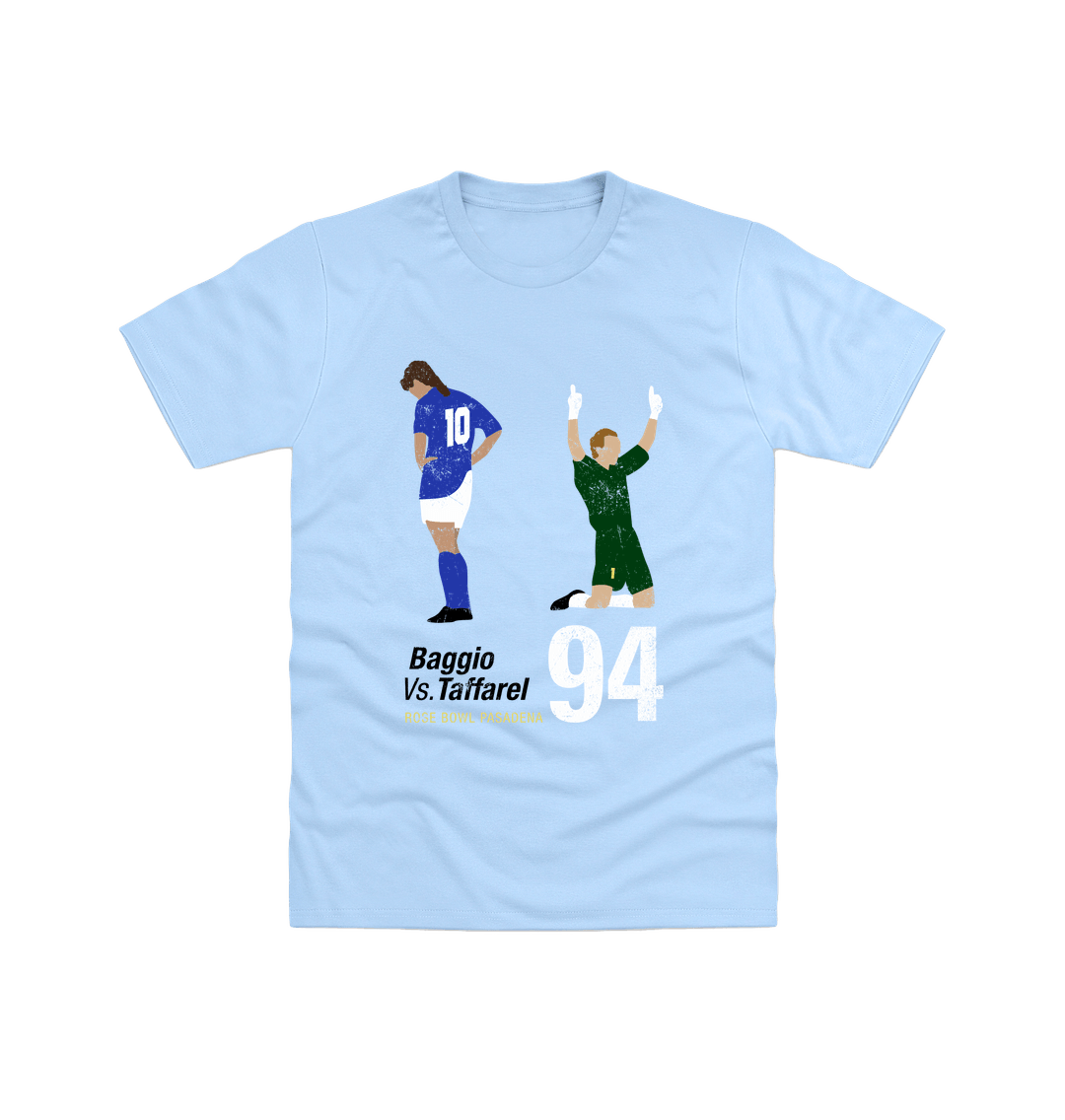 Light Blue Printed T-shirt Front
