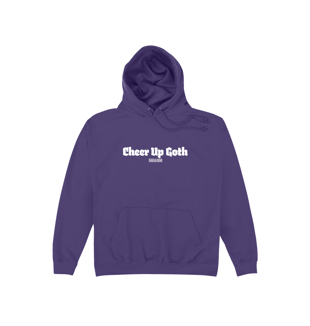 Purple Printed Hoody Front