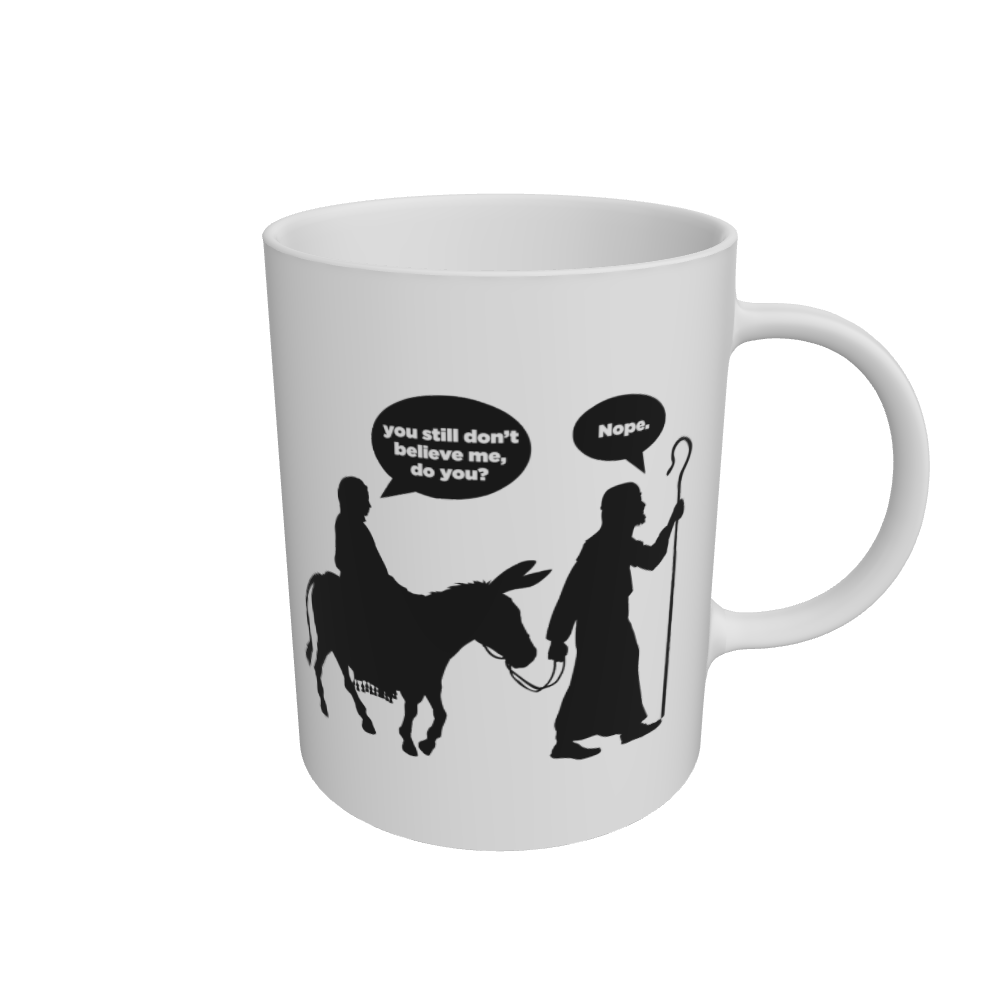 White Mug Front