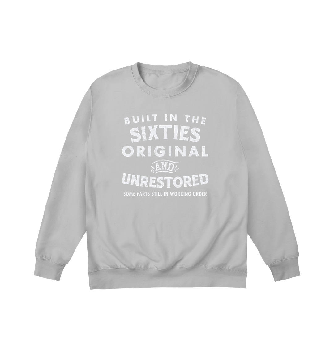 Moondust Grey Printed Sweater Front