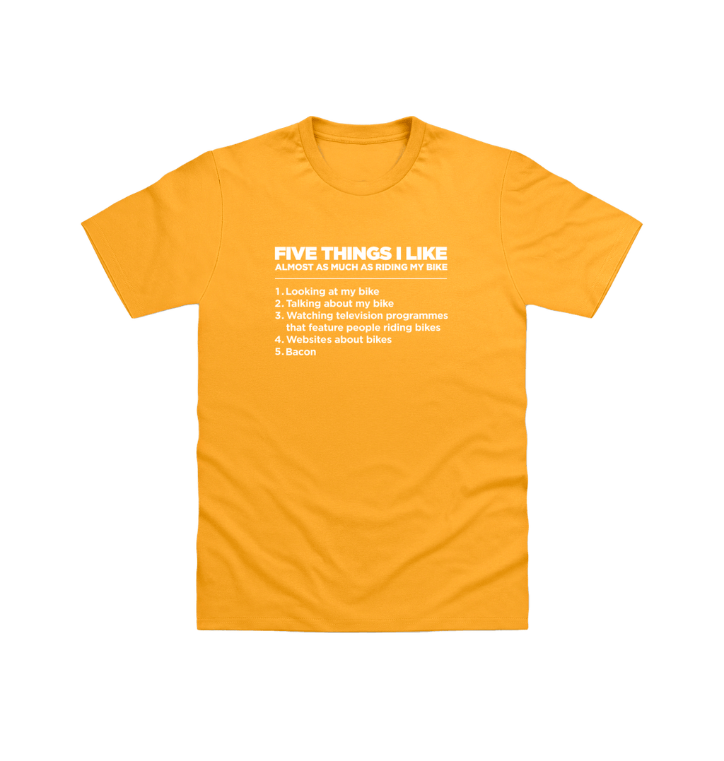 Gold Printed T-shirt Front