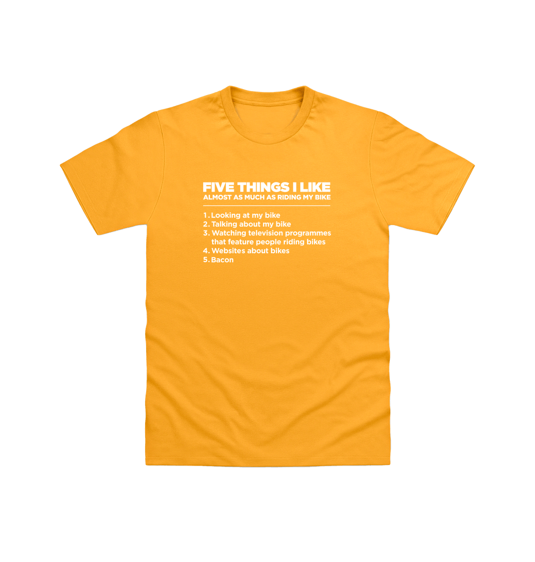 Gold Printed T-shirt Front