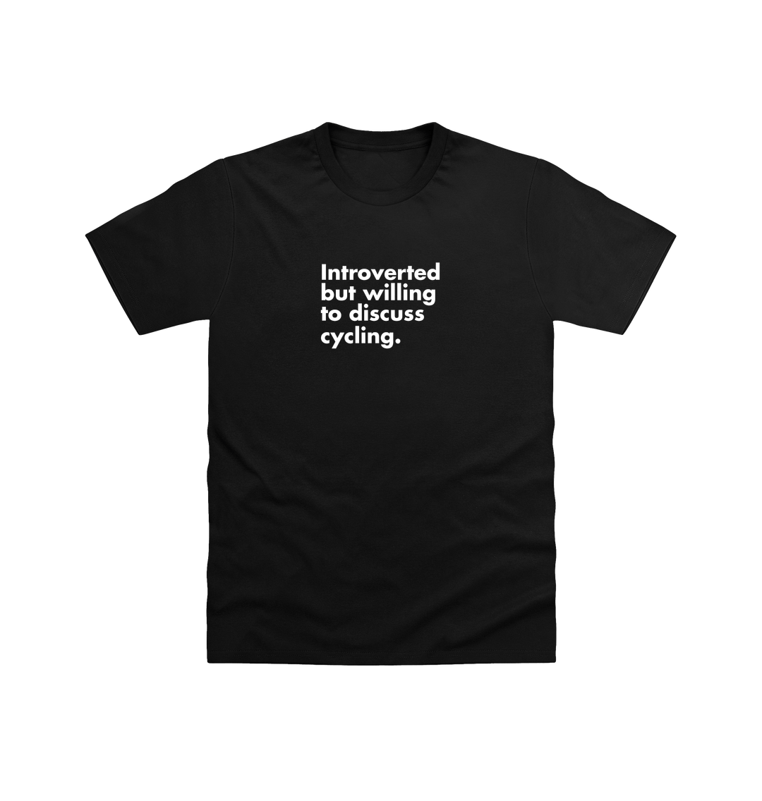 Black Printed T-shirt Front