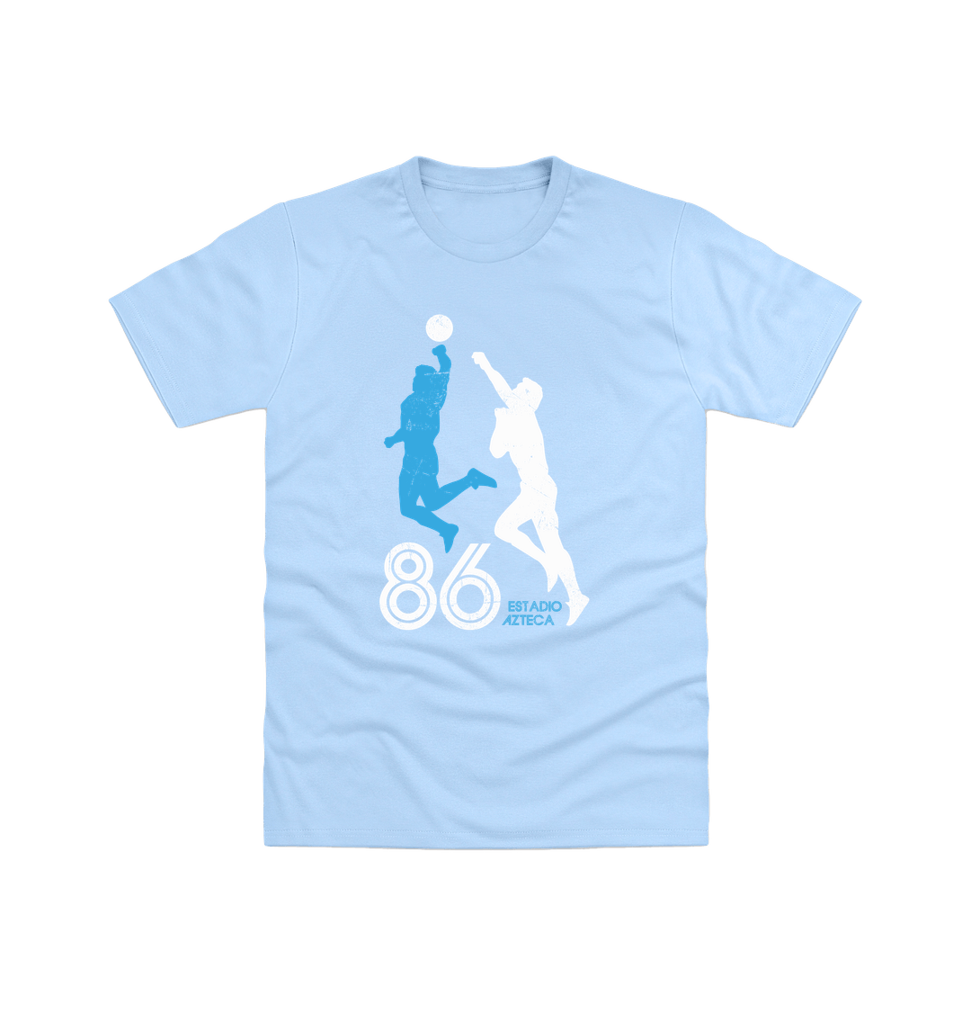 Light Blue Printed T-shirt Front